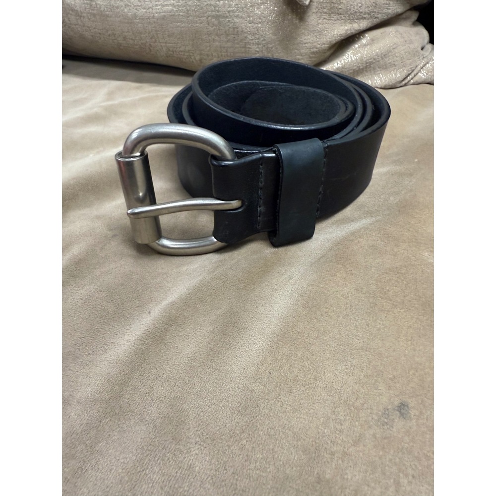 Cabela's Men's Black Leather‎ Belt - Size 55